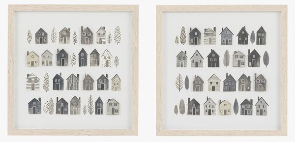 Neighborhood Wall Art, Set of 2