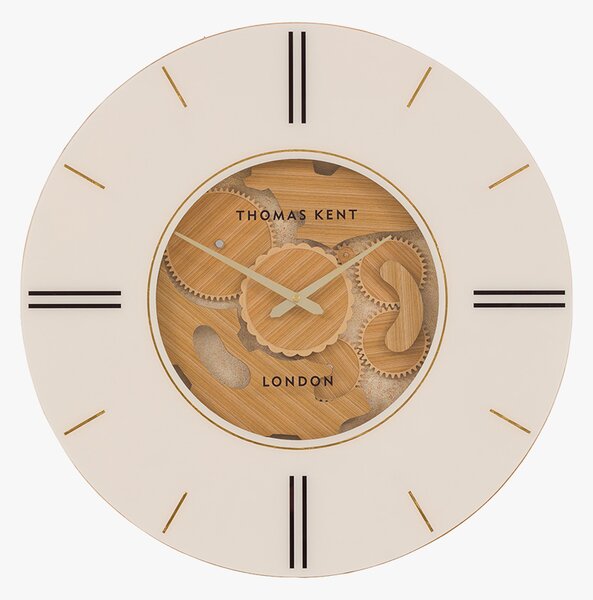 Cog Clock in Oak