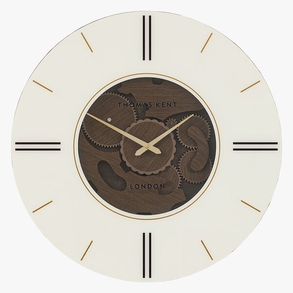 Cog Clock in Dark Walnut