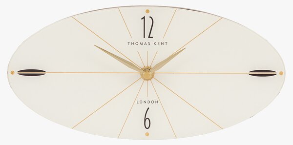 Tempo Mantel Clock in Dark Walnut, Large