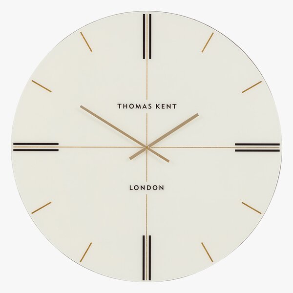 Tempo Circle Clock in White