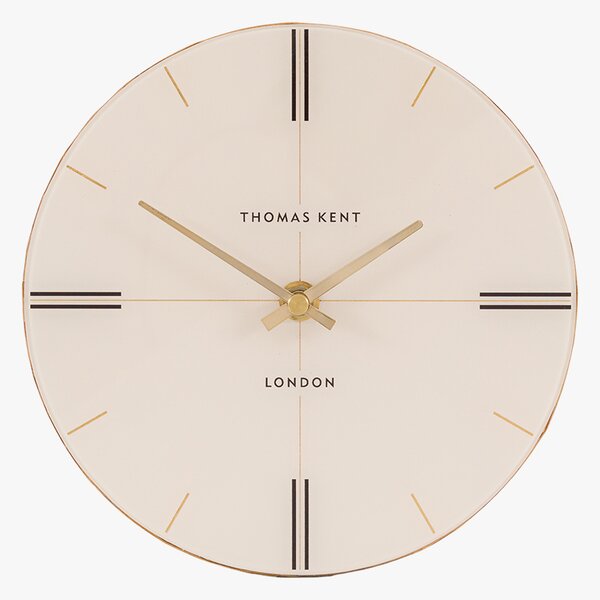Tempo Mantel Clock in Oak Stripe, Medium