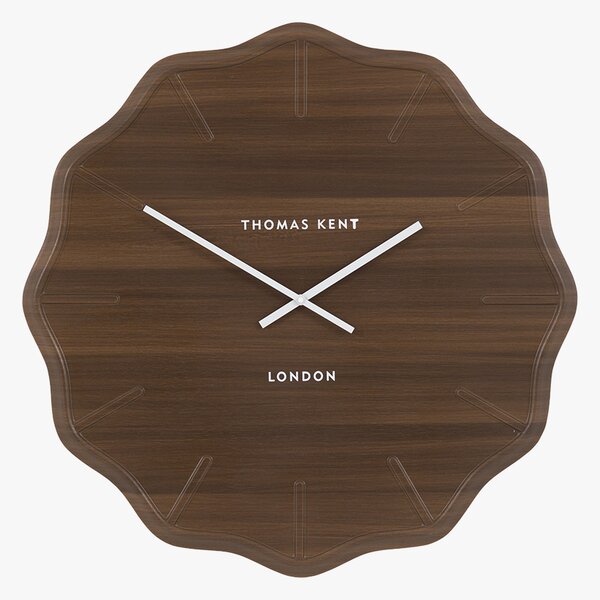 Axel Clock in Dark Cedar
