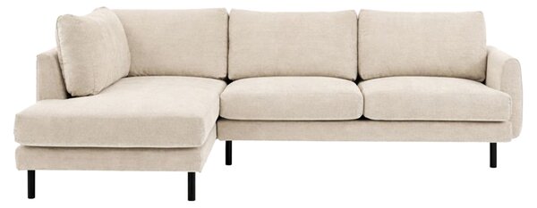 Dwell Left Hand Chaise in Cream
