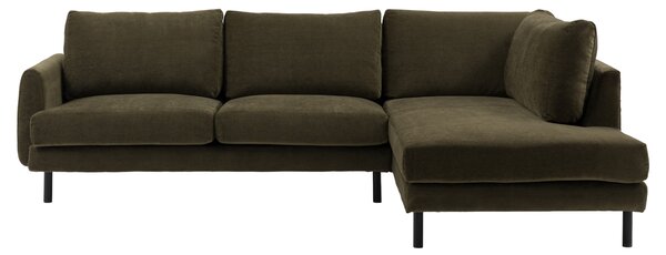 Dwell Right Hand Chaise in Olive