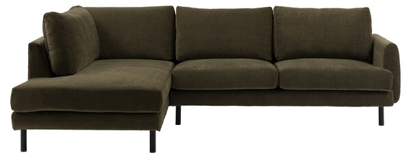 Dwell Left Hand Chaise in Olive