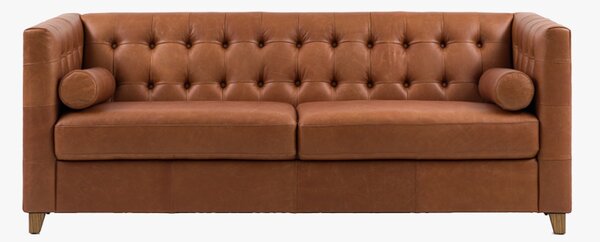 Lockwood 3 Seater Sofa in Tan Leather