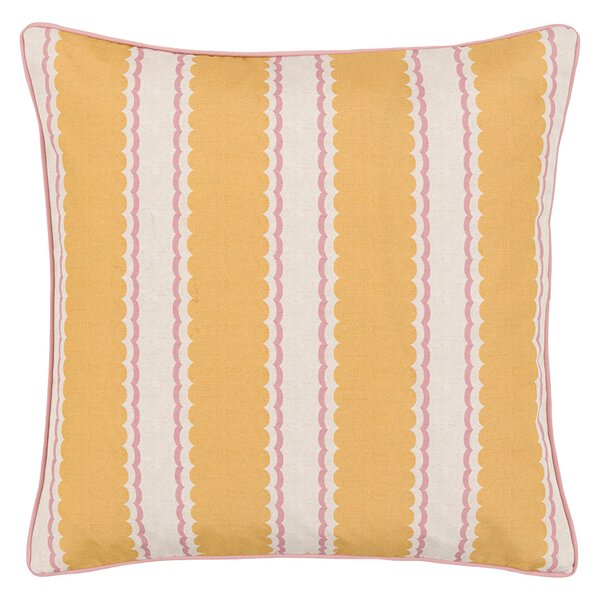 Cayo Cushion in Ochre and Pink