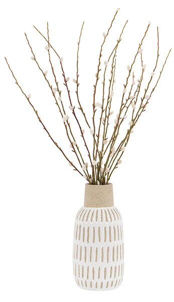 Faux Willow Stems in Vase