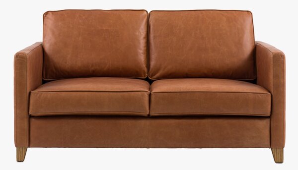 Hawthorne 2 Seater Sofa in Tan Leather