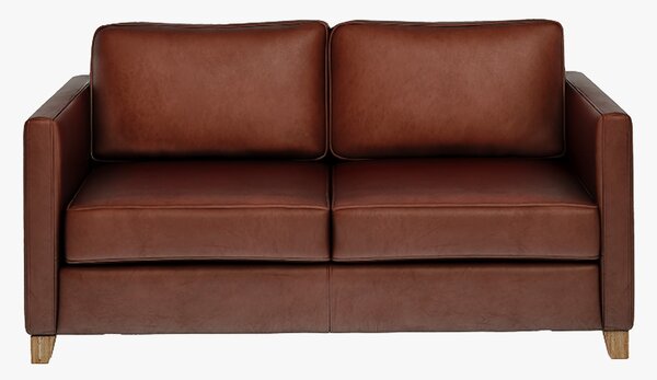 Hawthorne 2 Seater Sofa in Vintage Brown Leather