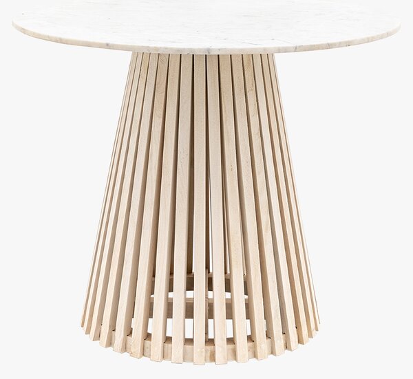 Linear Marble Round Dining Table