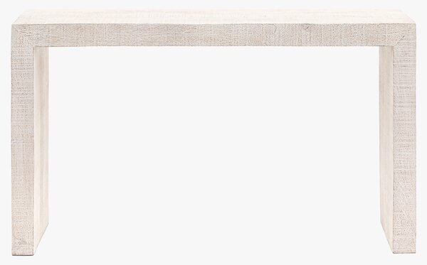 Seville Mango Console Table in Whitewash