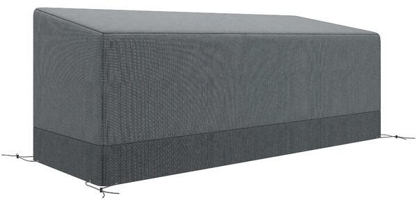 Outsunny Rectangular Patio Furniture Cover for 3 Seater Sofa Set, Water UV Resistant Protection 600D Oxford Fabric Cover, 190x72x76cm Aosom UK