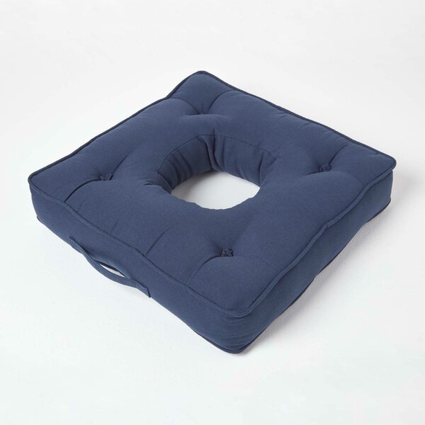 Homescapes Blue Medical Armchair Booster Cushion for Pressure Relief