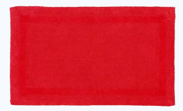 Homescapes Luxury Reversible Extra Large Bath Mat - Red