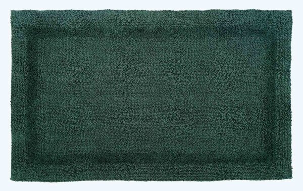 Homescapes Luxury Reversible Extra Large Bath Mat - Moss Green