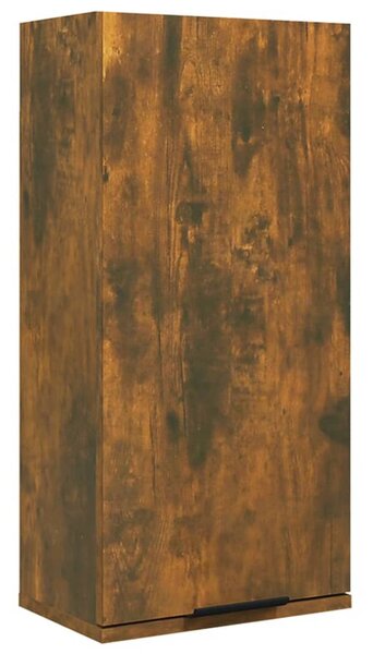 Wall-mounted Bathroom Cabinet Smoked Oak 32x20x67 cm