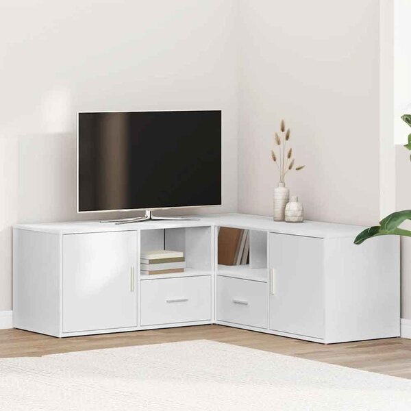 Belleville Large Wooden Sideboard TV Stand In White