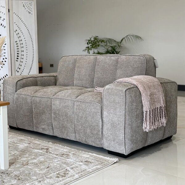Pelaro Fabric 2 Seater Sofa in Grey