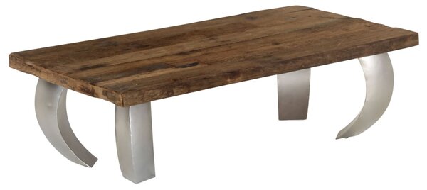 Opium Coffee Table Reclaimed Wood and Steel 110x60x35 cm