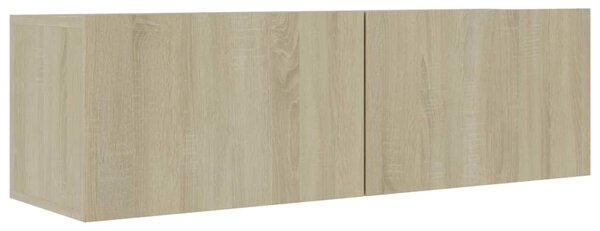 TV Cabinet Sonoma Oak 100x30x30 cm Engineered Wood