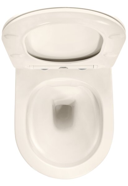 Toilet bowl REA Carlo Mini Rimless Ecru