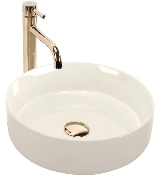 Countertop Basin Rea SAMI ECRU SHINY