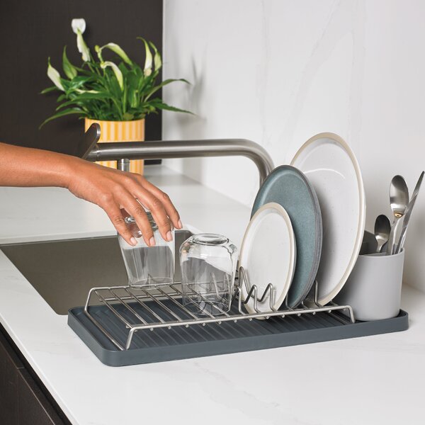 Reborn Compact Draining Rack Dark Grey