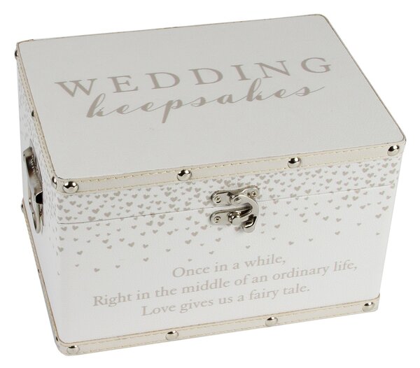 Amore Medium Wedding Memory Luggage Box Ivory