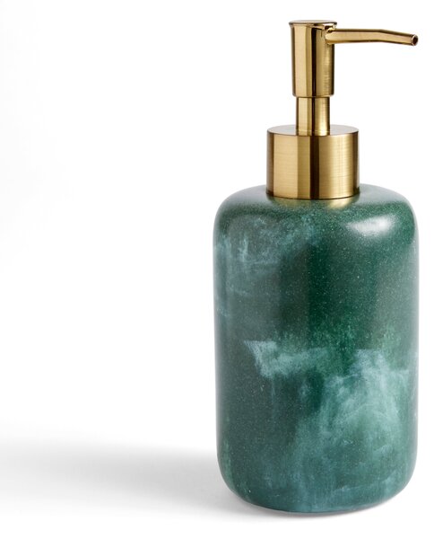 Nouveau Green Marble Resin Soap Dispenser