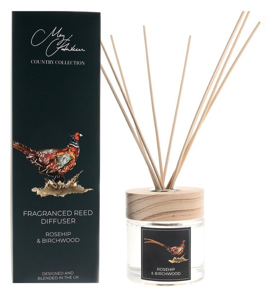 Meg Hawkins Rosehip & Birchwood Pheasant Diffuser Clear