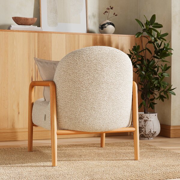 Edited Life Kristen Tonal Boucle Accent Chair