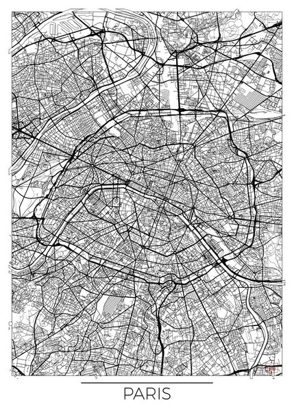 Map Paris, Hubert Roguski