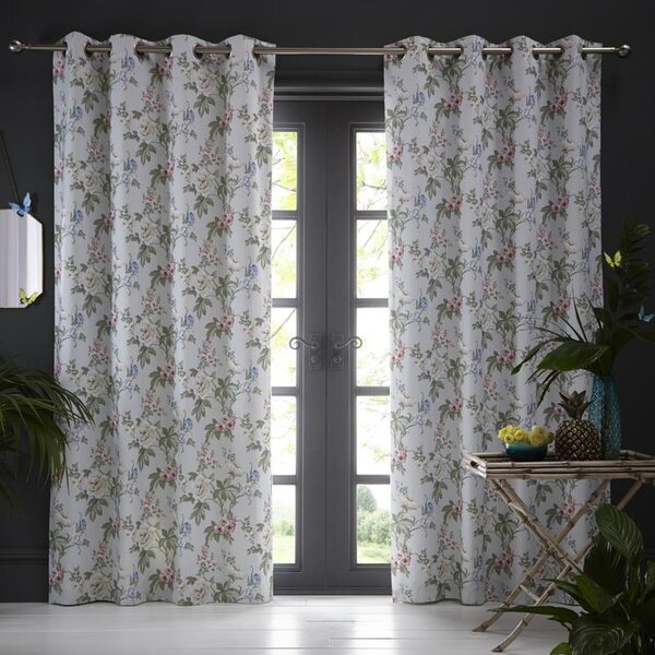 Oasis - Bailey Ready Made Eyelet Curtains Mineral