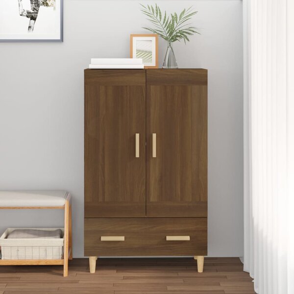 Highboard Brown Oak 70x31x115 cm Engineered Wood