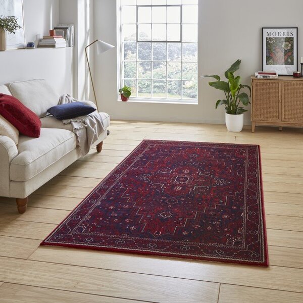 Dubai 62101 Traditional Rug Red