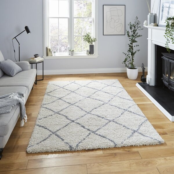 Scandi Berber G257 Rug Cream Grey