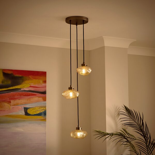 Lava Industrial 3 Light Cluster Ceiling Light