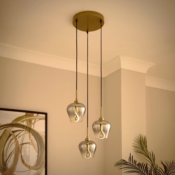 Aurora 3 Light LED Cluster Ceiling Light