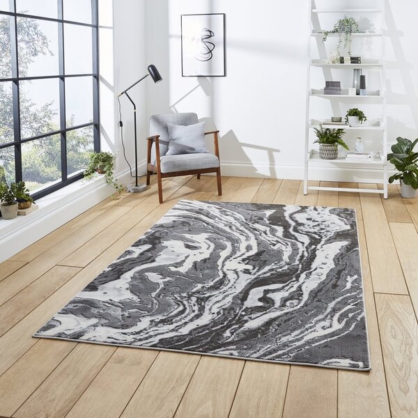 Apollo GR584 Modern Abstract Rug Grey