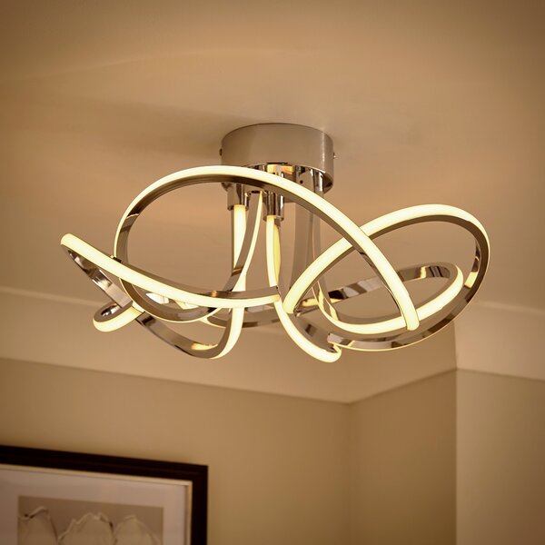 Margot Semi Flush LED Ceiling Light