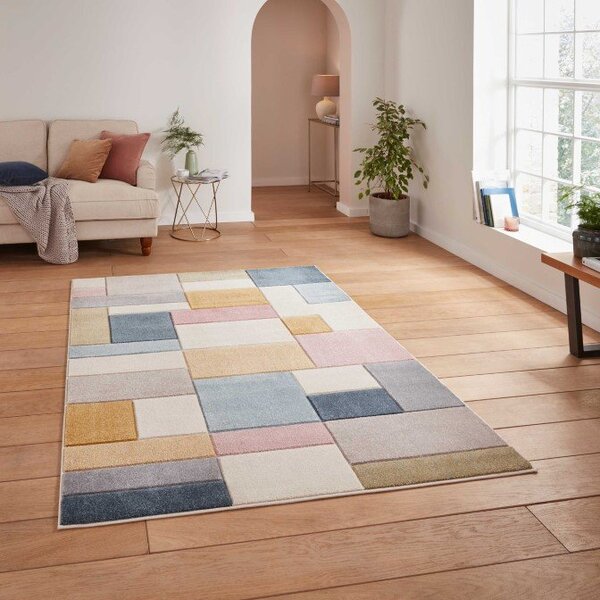 Matrix G0561 Modern Geometric Rug Multi