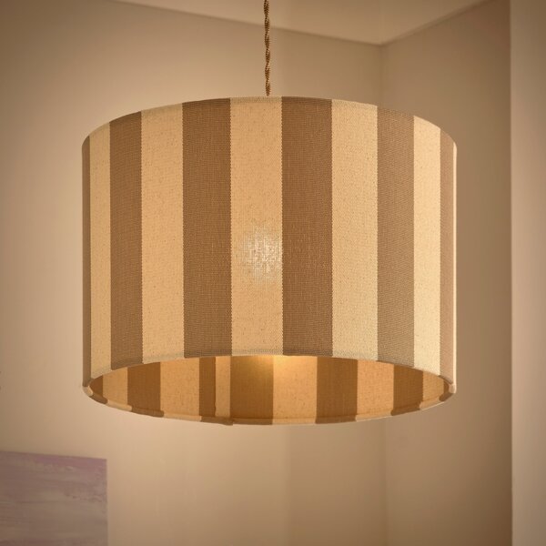 Beatrice Stripe Drum Lamp Shade