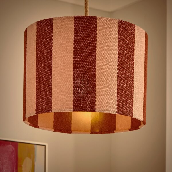 Beatrice Stripe Drum Lamp Shade