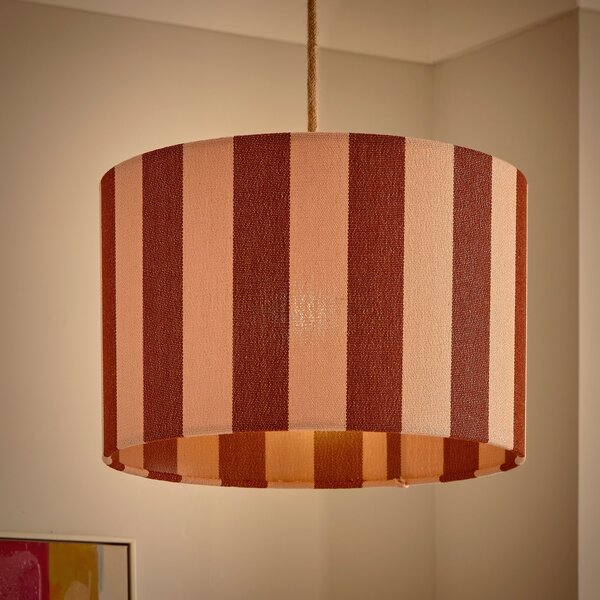 Beatrice Stripe Drum Lamp Shade