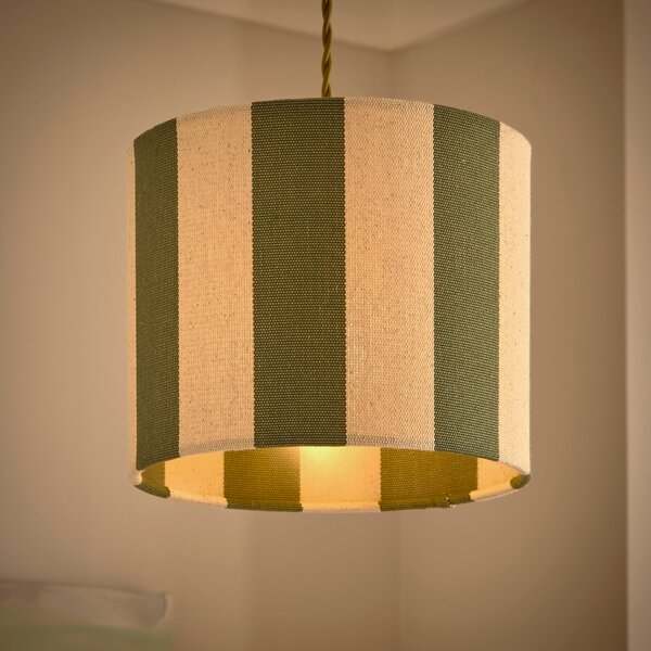 Beatrice Stripe Drum Lamp Shade