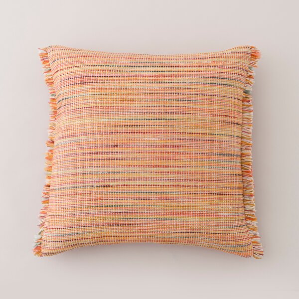 Ava Fringe Cotton Square Cushion