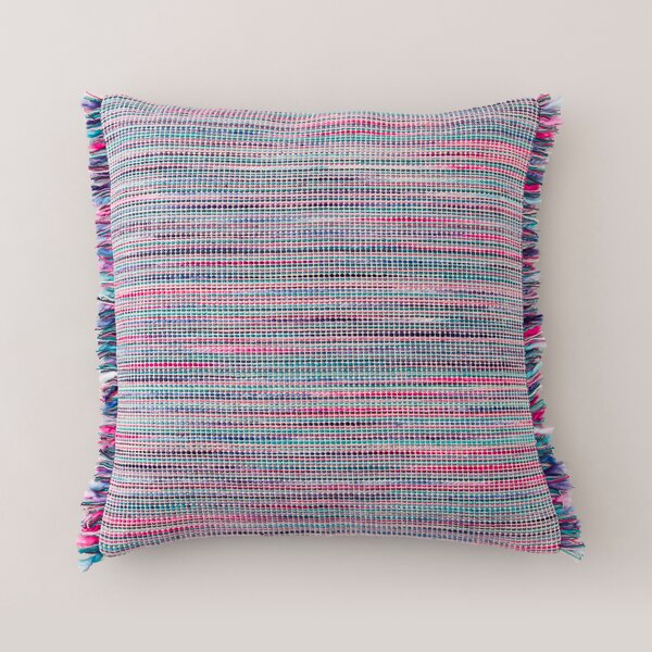 Ava Fringe Cotton Square Cushion