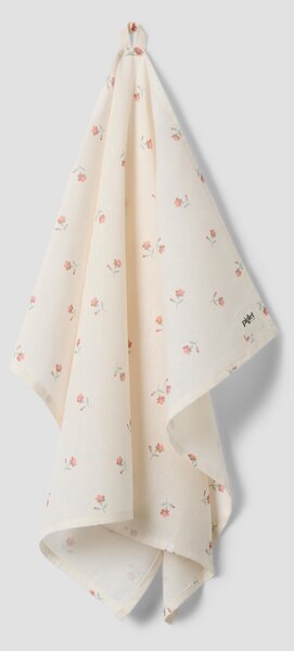 Pearl Posy Bud Linen Blend Tea Towel | 50 x 70 cm | Piglet in Bed
